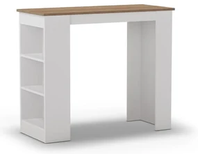 Barový stôl s doskou v dubovom dekore 52x120 cm Peru - Marckeric
