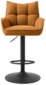 Barová stolička Marilla, otočná, s nastaviteľnou výškou – škoricová (54840002)