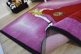 Detský koberec Kids Princess ružový C425
