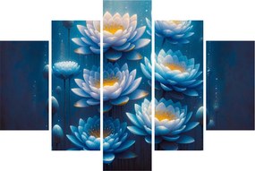 Obraz - Lekná pod hladinou (150x105 cm)