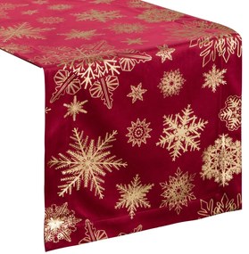 EUROFIRANY VIANOČNÝ BEHÚŇ NA STÔL JOY4 40X140 CM VZOROVANÝ