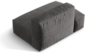 Sivý zamatový modul pohovky (ľavý roh) Martina – Micadoni