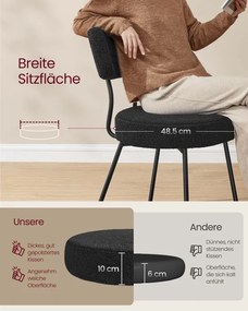 Set dvoch jedálenských stoličiek KDC110B01 (2 ks)