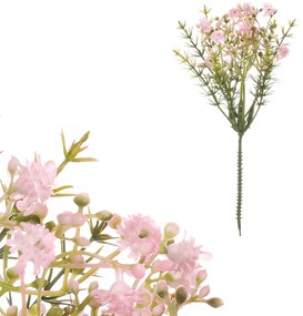 Autronic - Gypsophila - umělý trs, růžová, cena za 1 ks, ve svazku 6 ks - SG6146 PINK