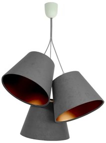 Luster na lanku AMBROSIA 3xE27/60W/230V