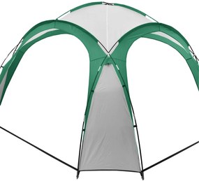 Pavilónový stan YENA s obalom 350x350 cm zeleno-biely