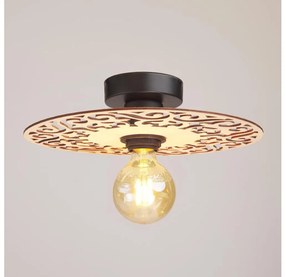 Prisadený luster FALCO 1xE27/60W/230V pr. 30 cm béžová