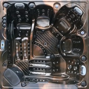 Akrylátová vírivka Everest - vystavený model zlato-hnedá s hnedou bočnicou