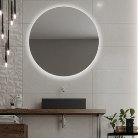 Okrúhle zrkadlo do kúpeľne s LED osvetlením C3