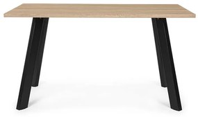 Jedálenský stôl giant 140 x 80 cm svetlý dub MUZZA