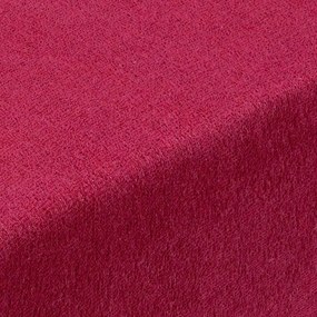 Napínacia plachta na posteľ froté EXCLUSIVE vínová 90 x 200 cm