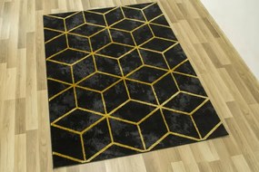 Koberec FESTIVAL 5871A žltý / čierný