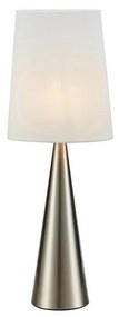 Markslöjd 108624 - Stolná lampa CONUS 1xE14/40W/230V biela/matný chróm 108624