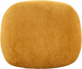 Kreslo z textílie buklé v horčicovej farbe Ginerva – Mauro Ferretti