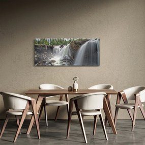 Obraz vodopádov (120x50 cm)