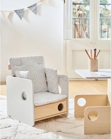 Biela vložka do jedálenskej stoličky Nuun – Kave Home