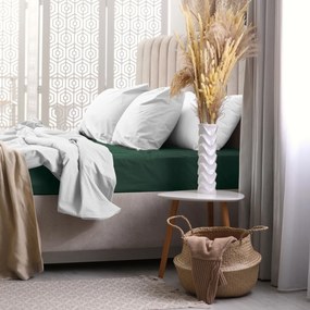 FROTÉ PRESTIERADLO PREMIUM 90X200 CM TMAVOZELENÉ