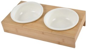 Keramická súprava misiek s podstavcom pre psa ø 16 cm – Love Story