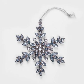 Závesná vianočná dekorácia DIAMOS snehová vločka 710544