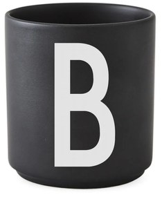 DESIGN LETTERS Porcelánový hrnček/dózička Letters Black 300 ml W