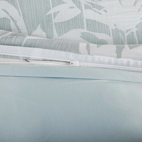 Žakárové obliečky Alabama zelená, 140 x 200 cm, 70 x 90 cm