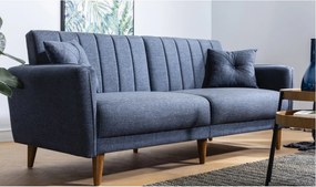 Sconto Pohovka AQUA tmavomodrá