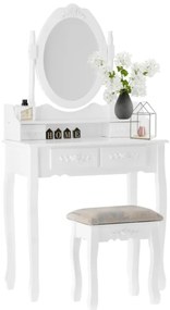 Bestent Toaletný stolík Primadonna WHITE