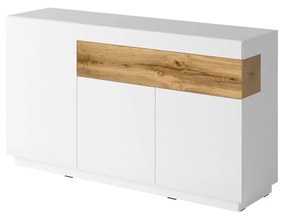 Komoda Stacey Typ 43 (dub + biely vysoký lesk). Vlastná spoľahlivá doprava až k Vám domov. 1030469