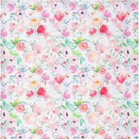 Obrus Akvarel kvety, 80x80 cm%