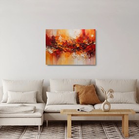 Sklenený obraz - Abstrakcia (70x50 cm)