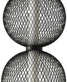 LED luster na lanku PUMA LED/10W/230V priemer 14 cm čierny