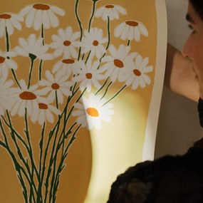 Moikka Plagát Daisies by Carla Llanos 30x40 cm
