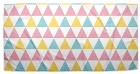 Sablio Uterák Trojfarebné Trojuholníky - 50x100 cm