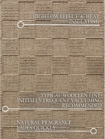 Hnedý ručne tkaný vlnený koberec 160x230 cm Scala – Villeroy&amp;Boch