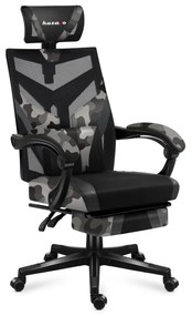 Herné kreslo Cruiser 5 (čierna + sivá kamufláž). Akcia -20%. Vlastná spoľahlivá doprava až k Vám domov. 1087451