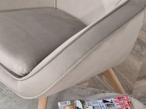 Relaxačné kreslo Merch (béžová). Akcia -21%. Vlastná spoľahlivá doprava až k Vám domov. 1136112