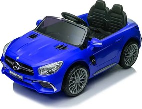 LEAN CARS Autobatérie Mercedes SL65 S Modrý lakovaný LCD displej