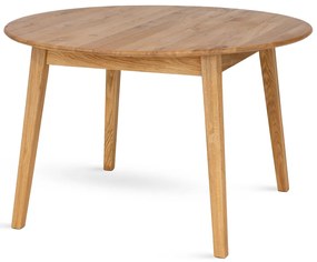 Dubový stôl LOPEZ Odtieň / morenie: Dub, Rozmer: 118x75 cm + 40 cm