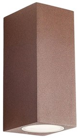 Redo 90531 - LED Vonkajšie nástenné svietidlo BRIO LED/10W/230V 3000K IP54 hnedá