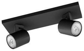 Philips - Bodové svietidlo RUNNER 2xGU10/20W/230V čierna