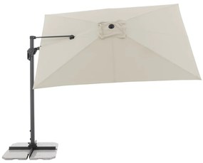 Doppler ACTIVE 310  x 210 cm - moderný slnečník s bočnou nohou prírodná (slonovinová kost - kód farby 820)