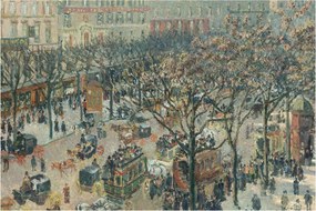 Obraz - Camille Pissarro, Boulevard des Italiens, Morning, Sunlight, reprodukcia (90x60 cm)