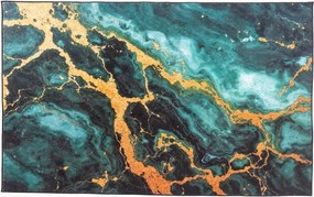 Protišmykový koberec NOVO mramor / malachit