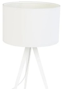 Biela stolová lampa Zuiver Tripod