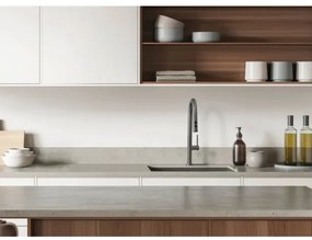 Deante BQO_D72M - Drezová batéria s vyťahovacou sprškou OLFATO titán