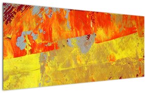 Obraz abstrakcie - maľba (120x50 cm)