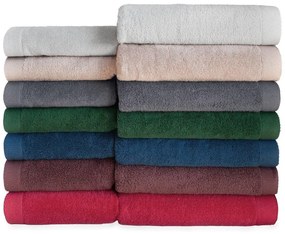 Bavlněný froté ručník MISTY 70x140 cm hnědý