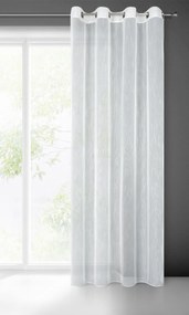 ZÁCLONA NA KRÚŽKOCH MONIC 140X260 CM BIELA
