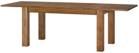 Jídelní rozkládací stůl Velvet II 40 160/250 cm z masivu dub Rustikal