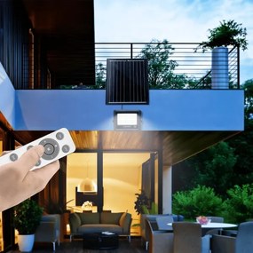 Aigostar - LED Stmievateľný solárny reflektor LED/100W/3,4V IP65 + DO